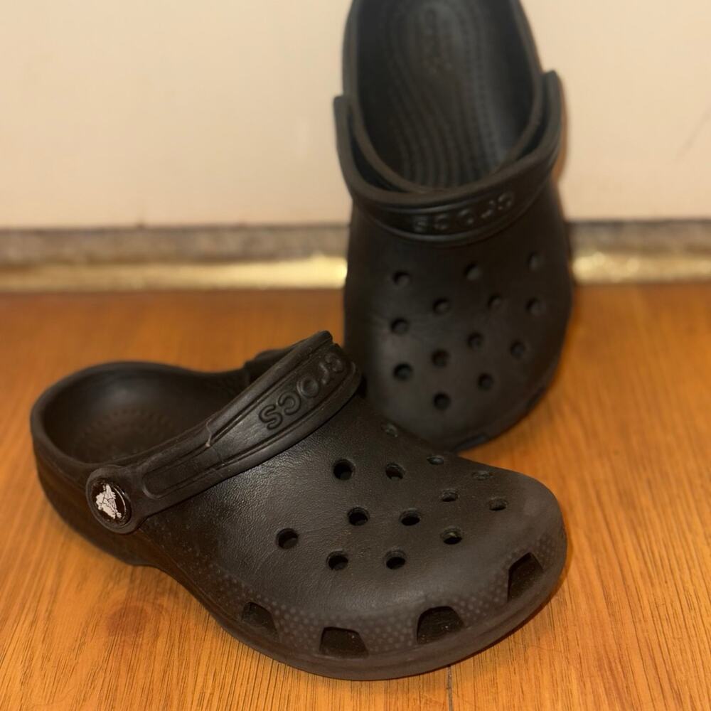 Black Crocs Clogs Slip-On Shoes Size 10